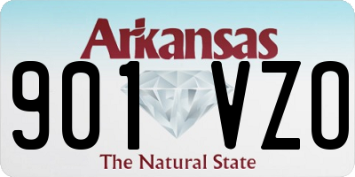 AR license plate 901VZO