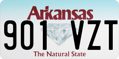 AR license plate 901VZT