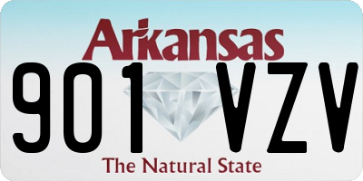 AR license plate 901VZV