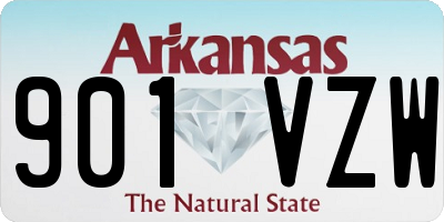 AR license plate 901VZW
