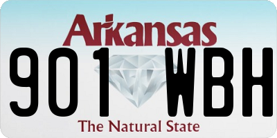 AR license plate 901WBH