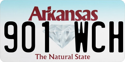 AR license plate 901WCH