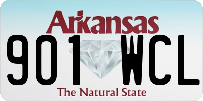 AR license plate 901WCL