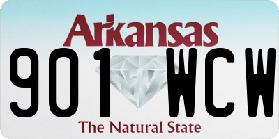 AR license plate 901WCW