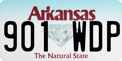 AR license plate 901WDP