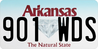 AR license plate 901WDS
