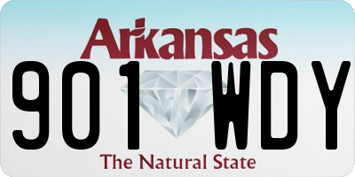 AR license plate 901WDY