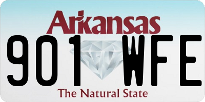 AR license plate 901WFE