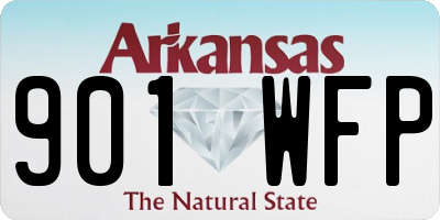 AR license plate 901WFP