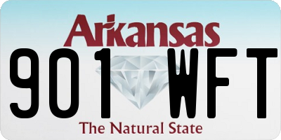 AR license plate 901WFT