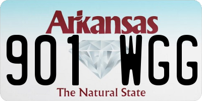 AR license plate 901WGG