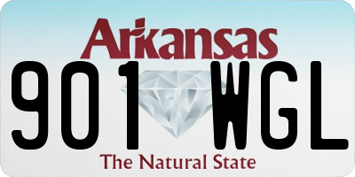 AR license plate 901WGL