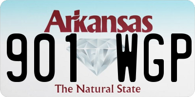 AR license plate 901WGP