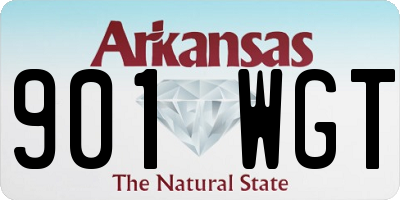 AR license plate 901WGT
