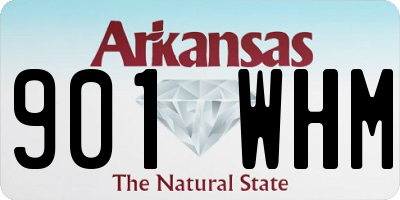 AR license plate 901WHM