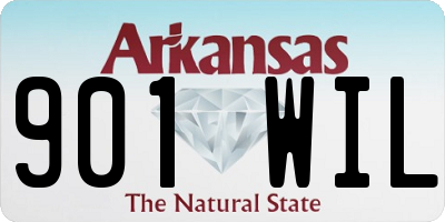 AR license plate 901WIL