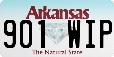 AR license plate 901WIP