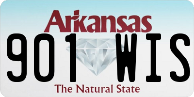 AR license plate 901WIS