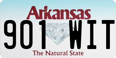 AR license plate 901WIT