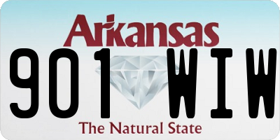 AR license plate 901WIW