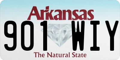 AR license plate 901WIY