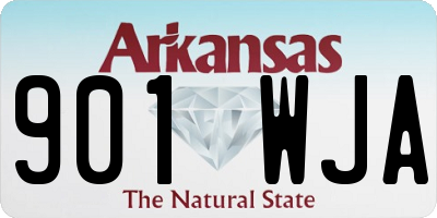 AR license plate 901WJA