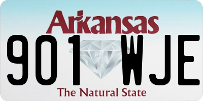 AR license plate 901WJE