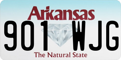 AR license plate 901WJG