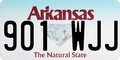 AR license plate 901WJJ