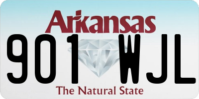 AR license plate 901WJL