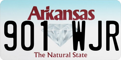 AR license plate 901WJR