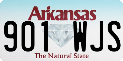 AR license plate 901WJS