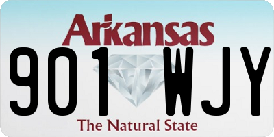 AR license plate 901WJY