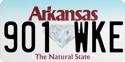 AR license plate 901WKE