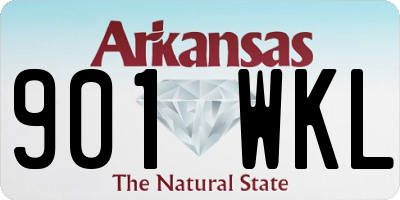 AR license plate 901WKL