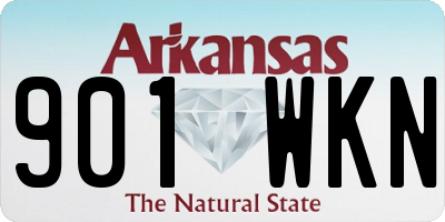 AR license plate 901WKN