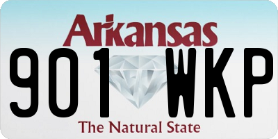 AR license plate 901WKP