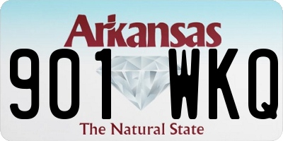 AR license plate 901WKQ