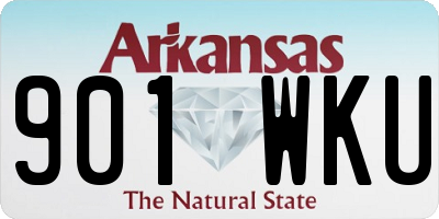 AR license plate 901WKU