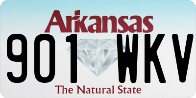 AR license plate 901WKV