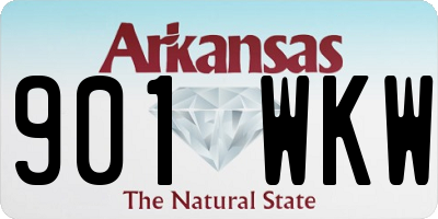 AR license plate 901WKW