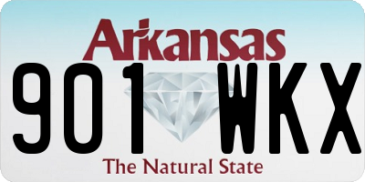 AR license plate 901WKX