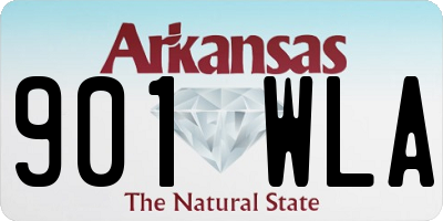 AR license plate 901WLA