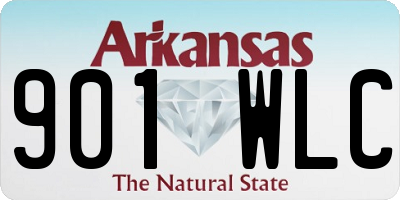 AR license plate 901WLC