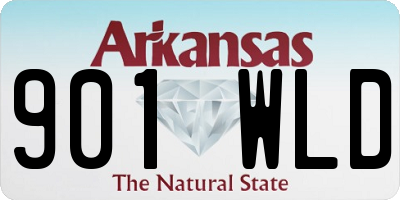 AR license plate 901WLD