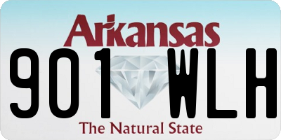 AR license plate 901WLH
