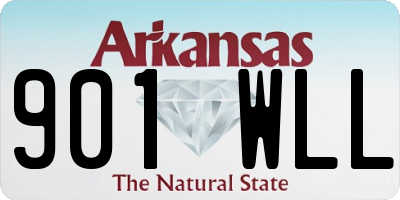 AR license plate 901WLL