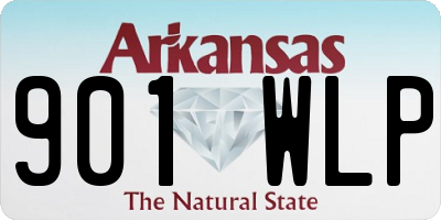AR license plate 901WLP