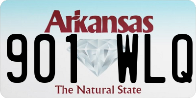AR license plate 901WLQ