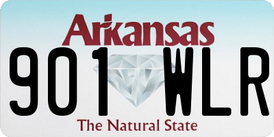 AR license plate 901WLR